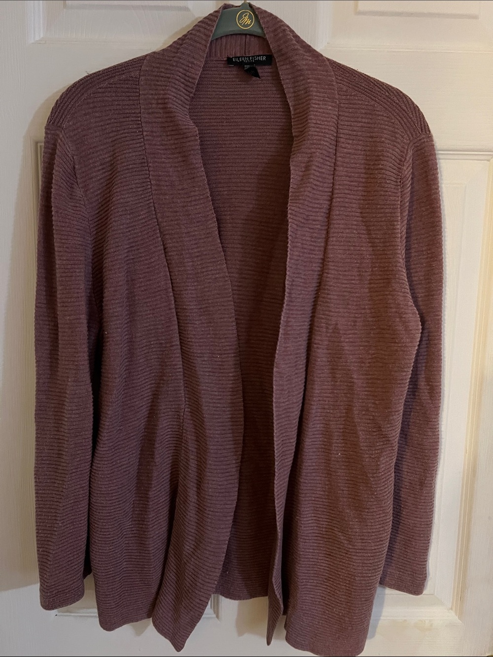 Eileen Fisher Mauve Cardigan PL